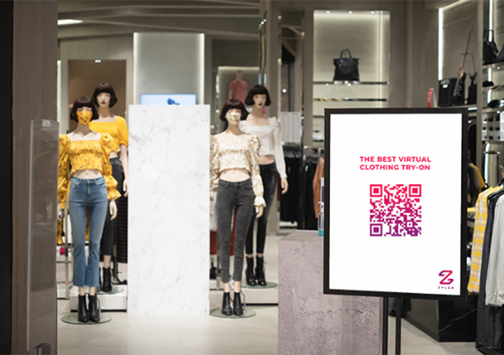 foto noticia Digital display experience platform, Raydiant, partners with Zyler to offer virtual try-on to fashion retailers in-store.